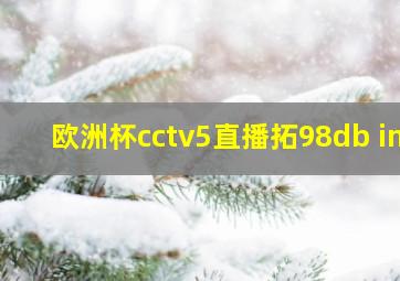 欧洲杯cctv5直播拓98db in